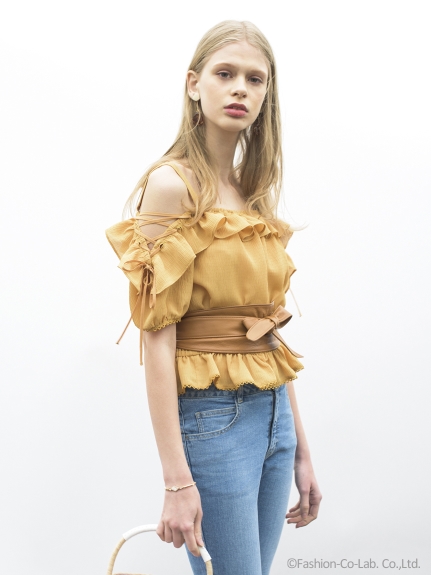 レースアップオフショルトップス レディース服 カテゴリ レースアップオフショルトップス レディース服 カテゴリ