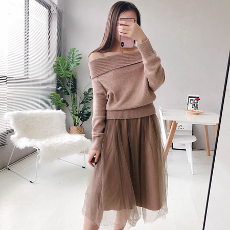 チュールコンビニットワンピース レディース服 カテゴリ チュールコンビニットワンピース レディース服 カテゴリ