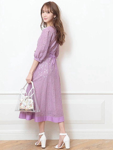 アプワイザーリッシェ 総レース2wayワンピース