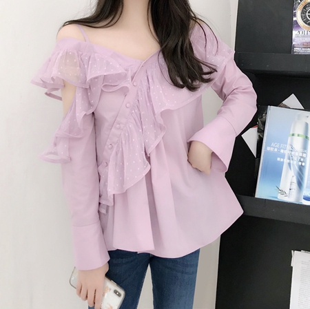 チュールフリルアシンメトリーブラウス レディース服 カテゴリ チュールフリルアシンメトリーブラウス レディース服 カテゴリ