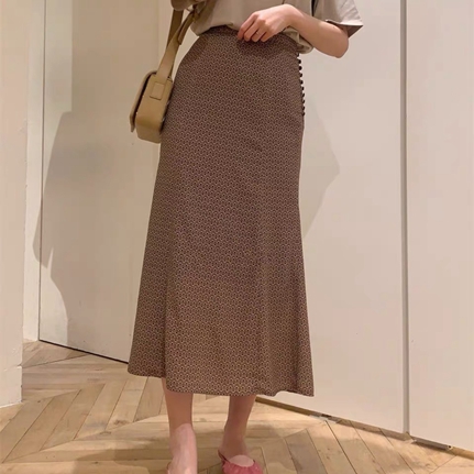 リバティプリントバックフレアスカート