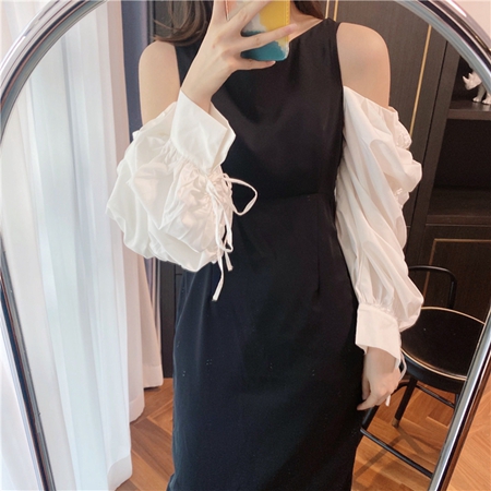 snidel スナイデル ショースキンワンピース ブラック BLK 1サイズ www 