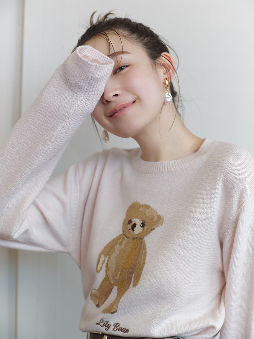 USAGI ONLINE11周年限定】Lily Bear プルオーバー（ニット）｜LILY BROWN（リリー ブラウン ）｜ファッション通販｜ウサギオンライン公式通販サイト
