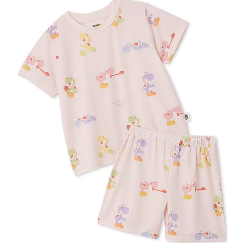 スーパーマリオ】ヨッシーTシャツ&ショートパンツ 上下セット