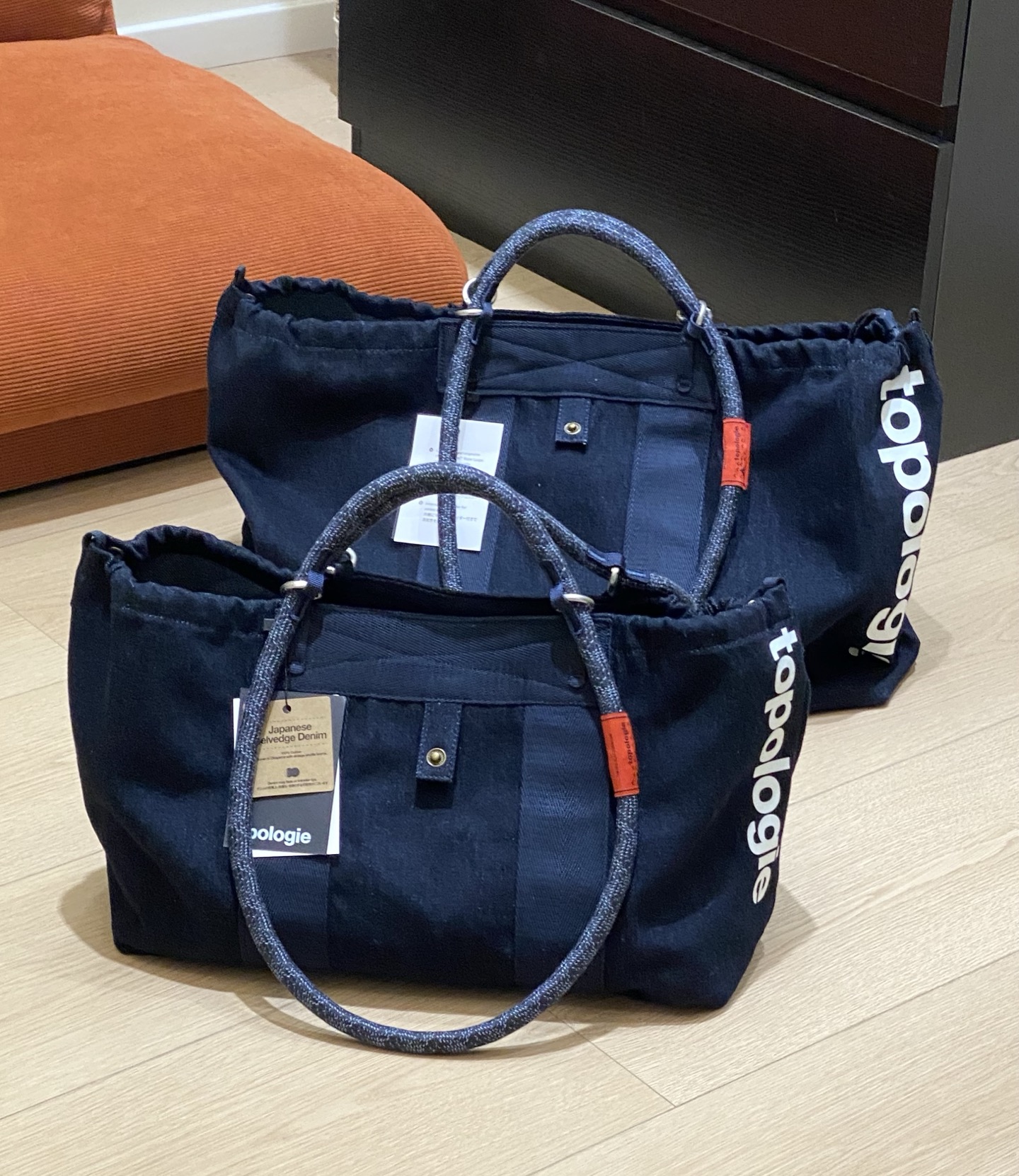 トポロジー サミットトート ワイド デニム サミット ダッフル スモール